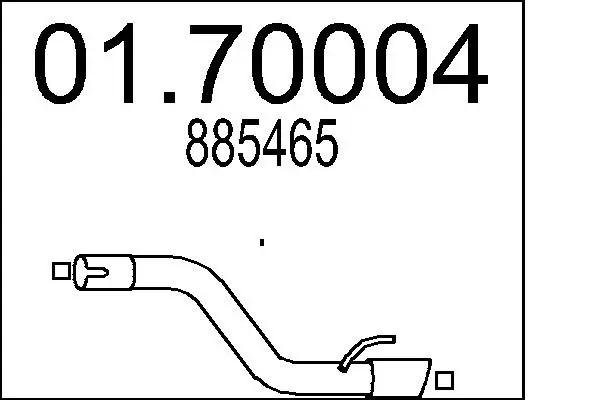изпускателна тръба MTS                 