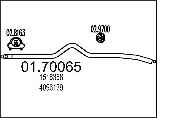 изпускателна тръба MTS                 