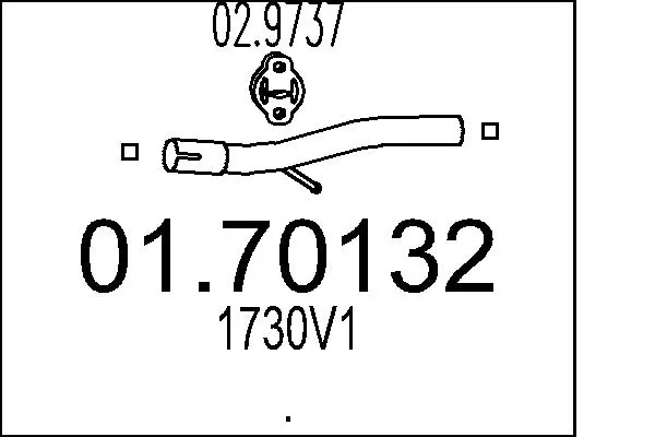 изпускателна тръба MTS                 