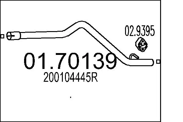 изпускателна тръба MTS                 