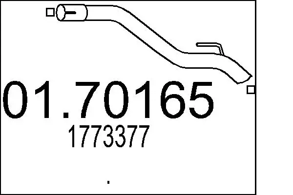 изпускателна тръба MTS                 