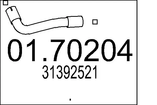 изпускателна тръба MTS                 