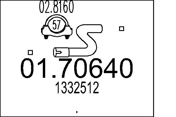 изпускателна тръба MTS                 