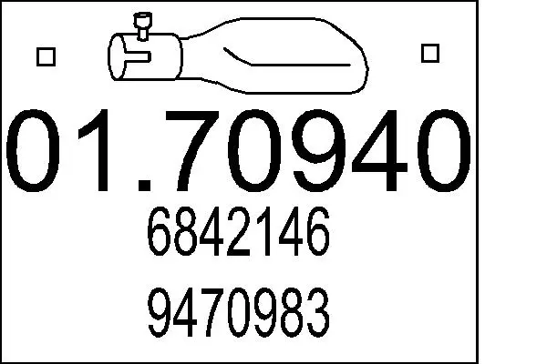 изпускателна тръба MTS                 