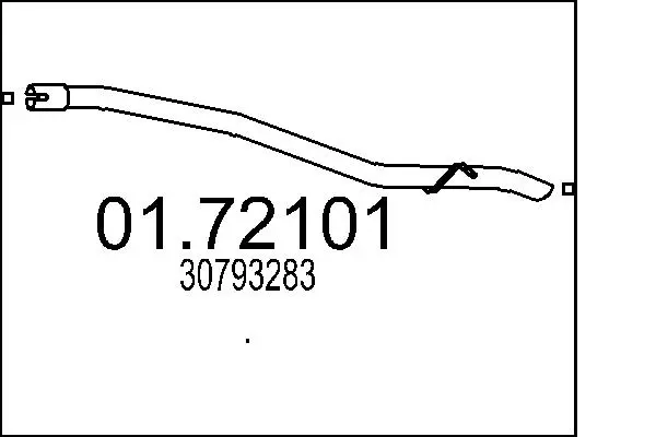 изпускателна тръба MTS                 