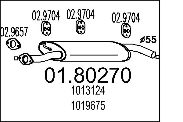 средно гърне MTS                 
