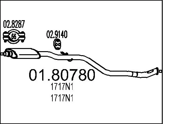 средно гърне MTS                 