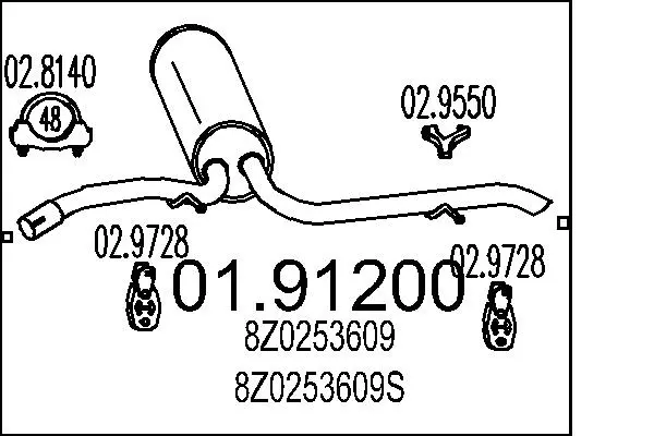 крайно гърне MTS                 