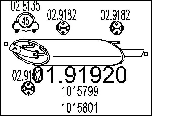 крайно гърне MTS                 