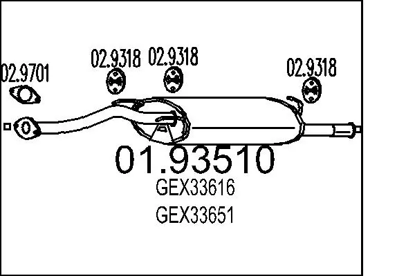 крайно гърне MTS                 