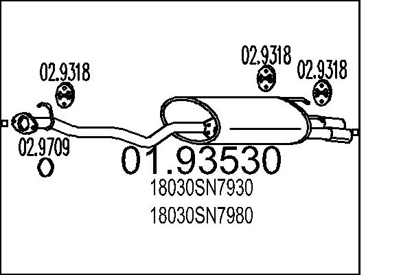 крайно гърне MTS                 