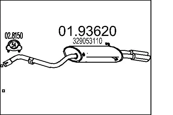 крайно гърне MTS                 
