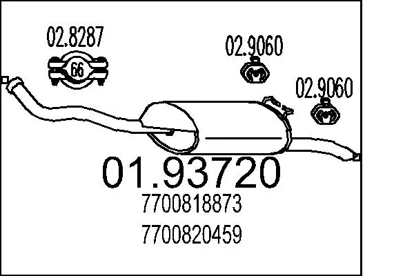 крайно гърне MTS                 