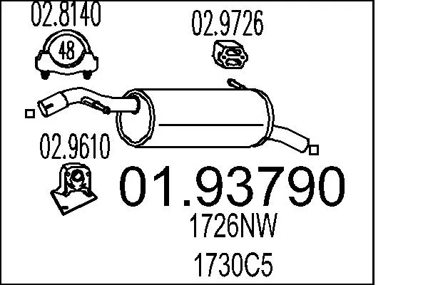 крайно гърне MTS                 