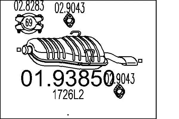 крайно гърне MTS                 