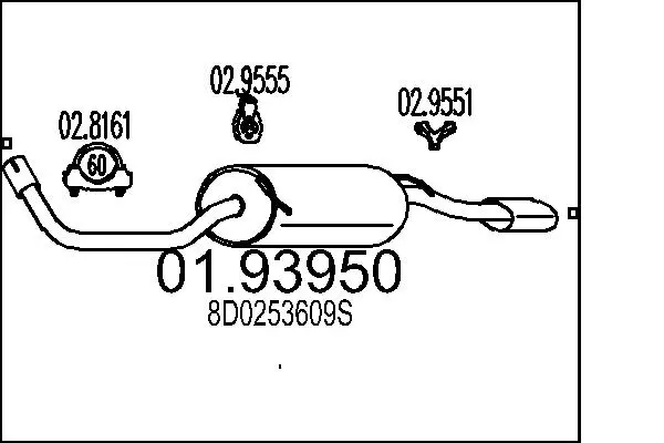 крайно гърне MTS                 
