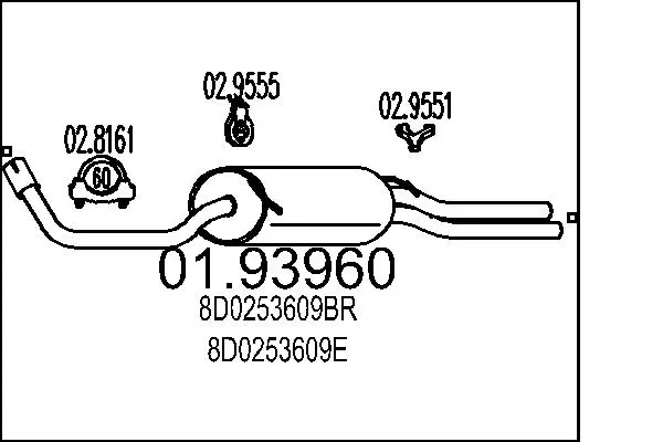 крайно гърне MTS                 