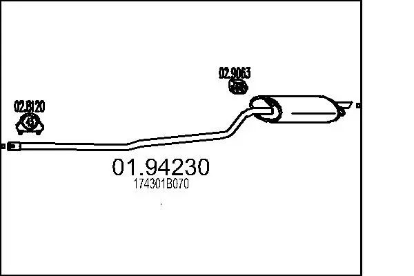 крайно гърне MTS                 