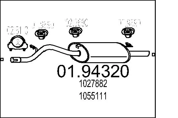 крайно гърне MTS                 