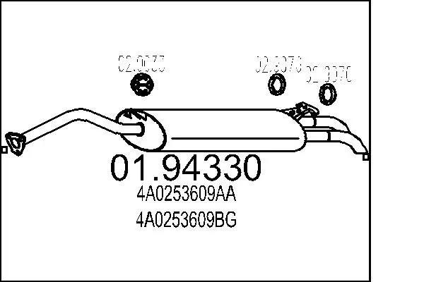 крайно гърне MTS                 