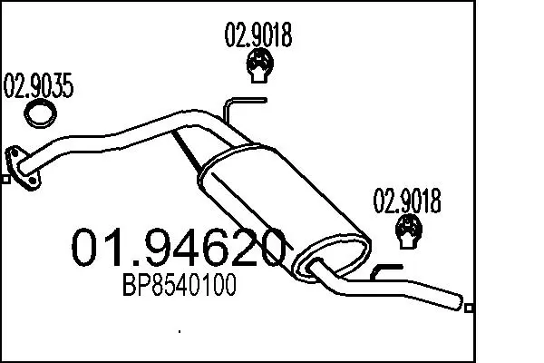 крайно гърне MTS                 
