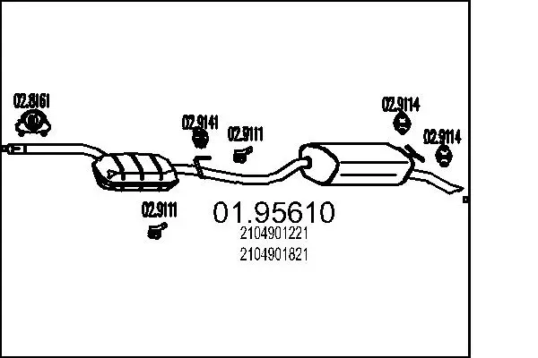 крайно гърне MTS                 