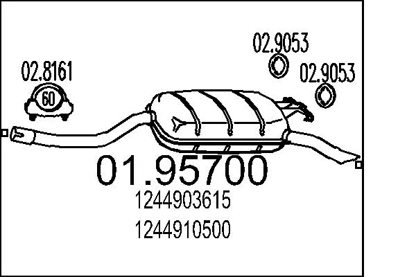 крайно гърне MTS                 