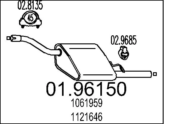 крайно гърне MTS                 