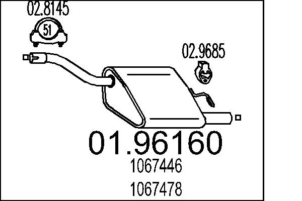 крайно гърне MTS                 
