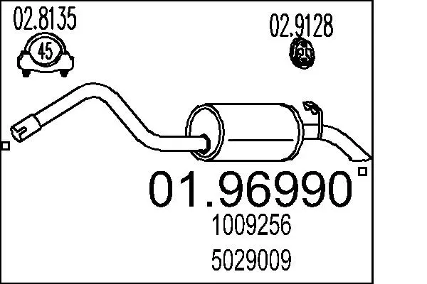 крайно гърне MTS                 