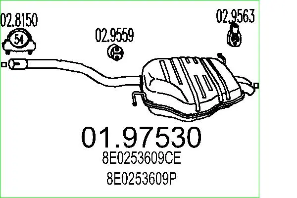 крайно гърне MTS                 