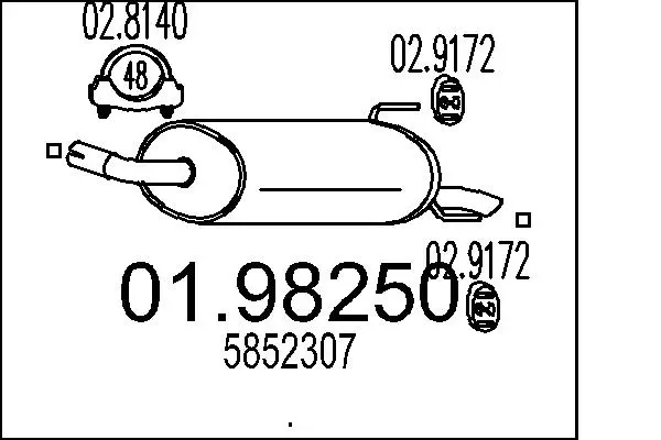 крайно гърне MTS                 