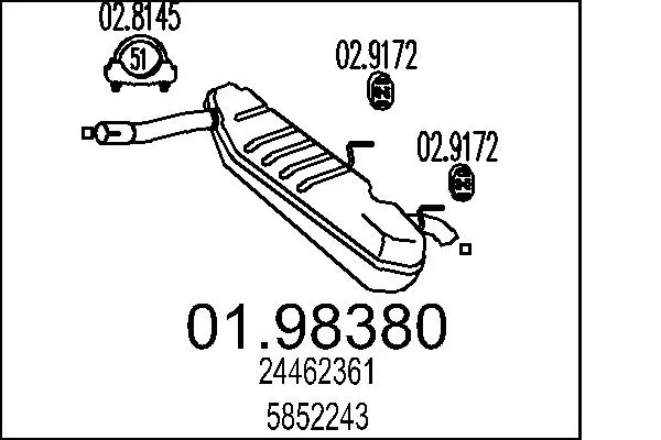крайно гърне MTS                 