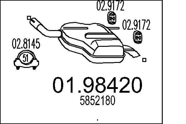 крайно гърне MTS                 