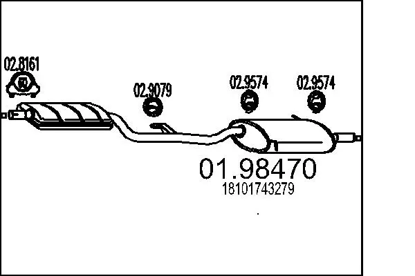 крайно гърне MTS                 