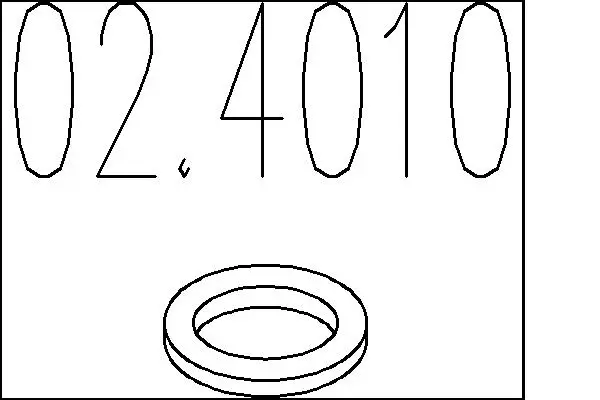 уплътнителен пръстен, изпуск. тръба MTS                 