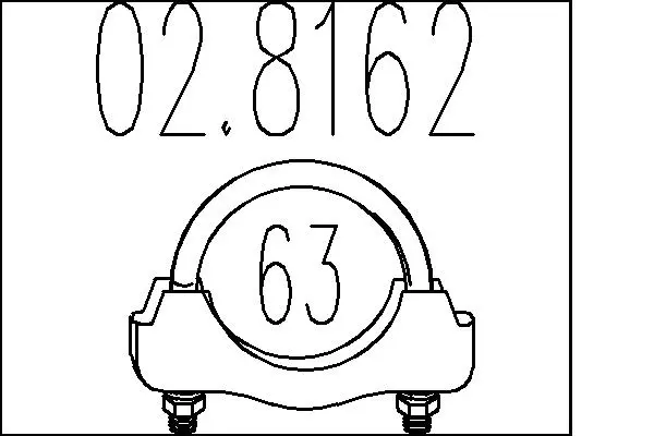 Ауспух за MERCEDES-BENZ SPRINTER 4-t кутия (904) 412 D 4x4 02.8162 MTS                 