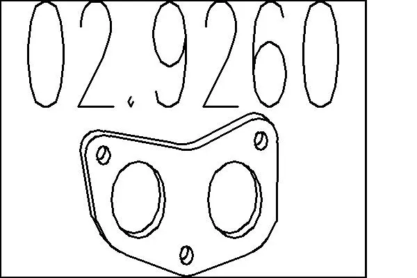 уплътнение, изпускателни тръби MTS                 