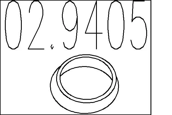 уплътнителен пръстен, изпуск. тръба MTS                 