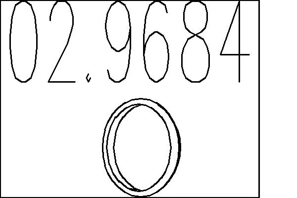 уплътнителен пръстен, изпуск. тръба MTS                 