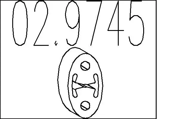 ударен тампон, гърне MTS                 