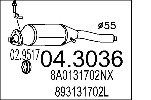 катализатор MTS                 