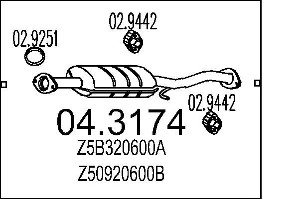 катализатор MTS                 
