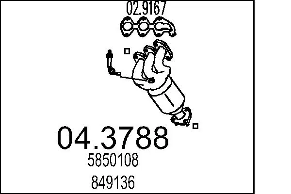 катализатор MTS                 