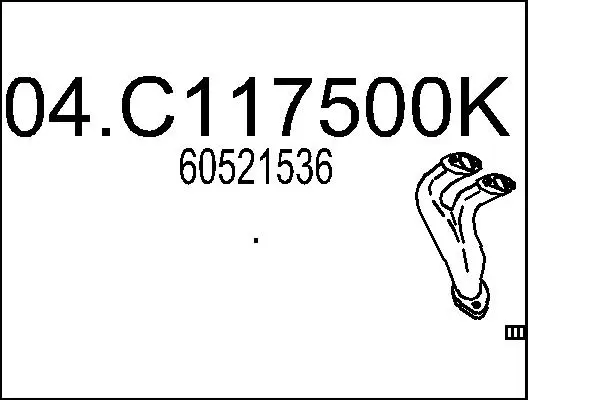 изпускателна тръба MTS                 