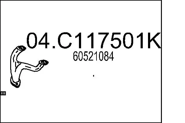 изпускателна тръба MTS                 