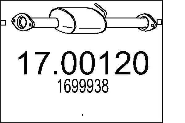 филтър за сажди-твърди частици, изпускателна система MTS                 