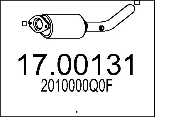 филтър за сажди-твърди частици, изпускателна система MTS                 