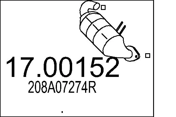 филтър за сажди-твърди частици, изпускателна система MTS                 