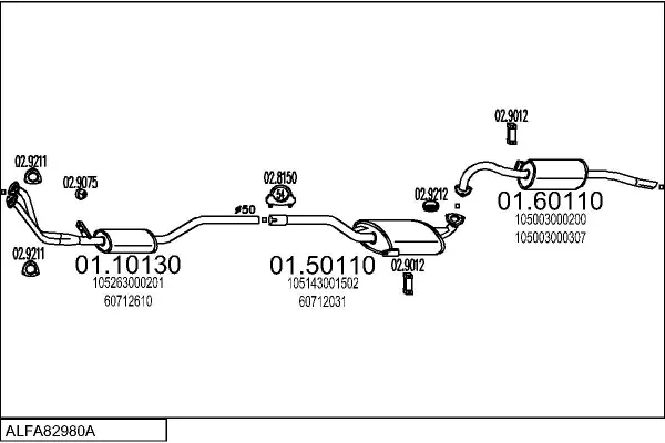 Изпускателна система MTS                 